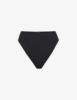 Slim-fit High-rise Recycled Stretch-nylon Bikini Bottoms