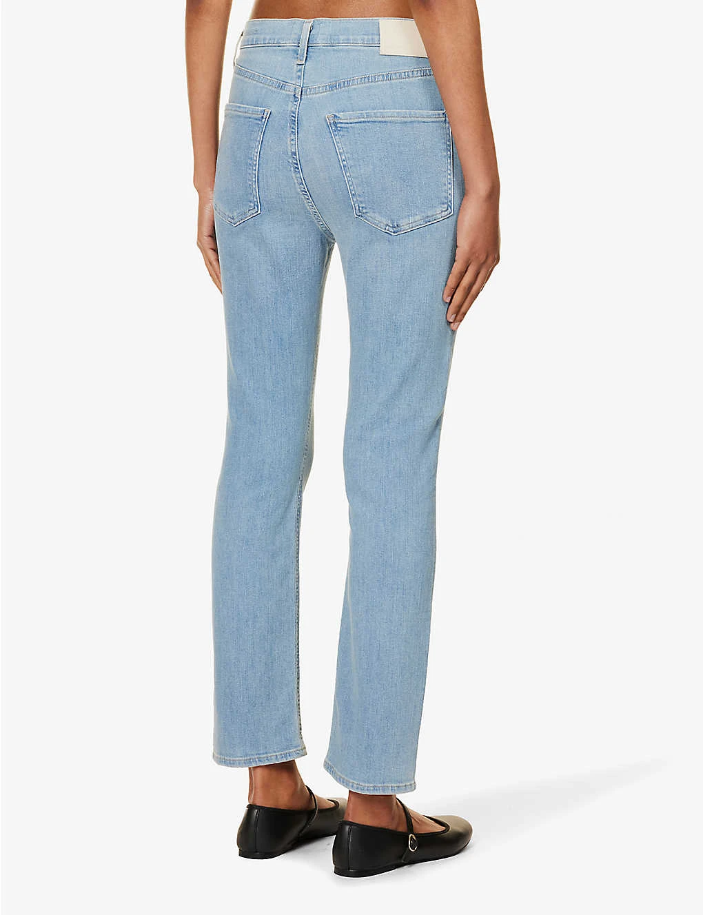 CITIZENS OF HUMANITY Jolene Whiskered High-rise Slim-leg Stretch-denim Jeans - Image 4