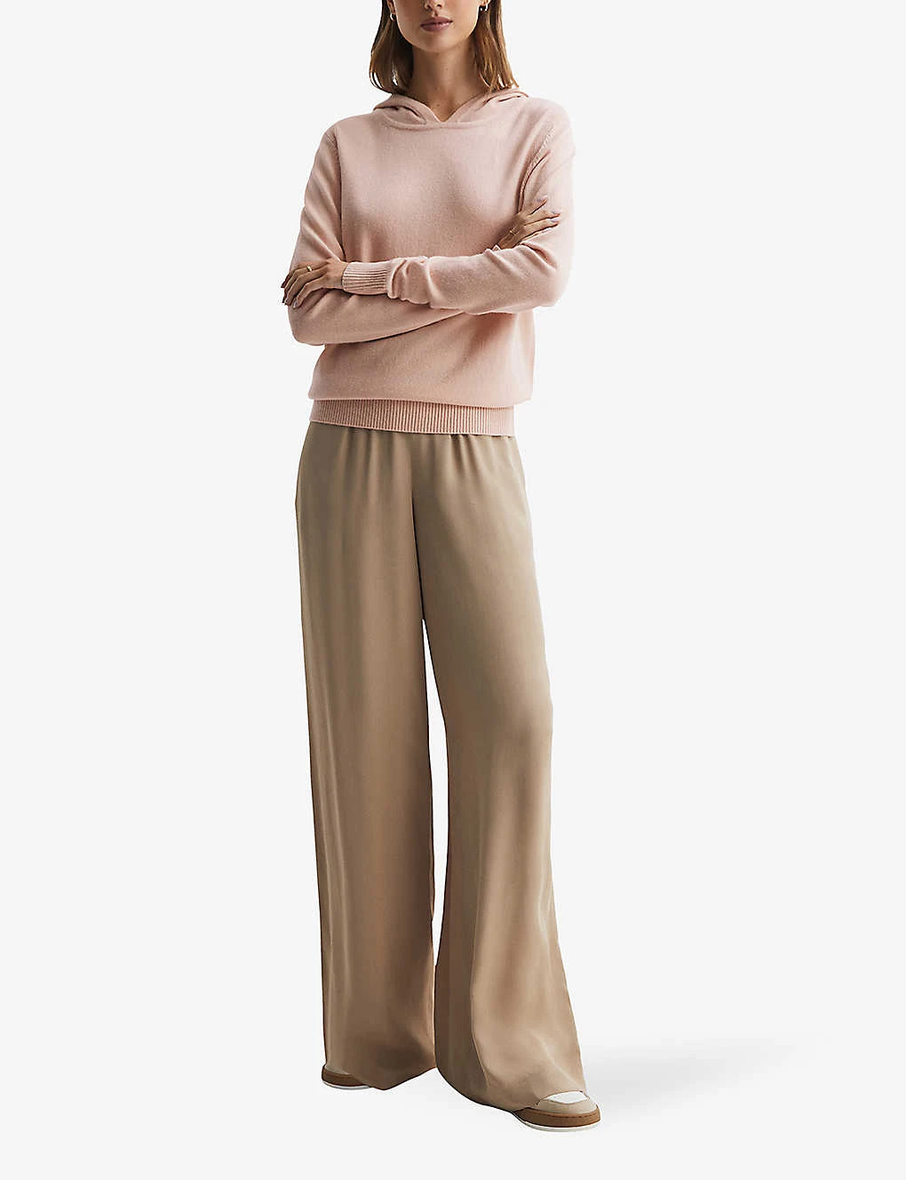 Reiss Agnes Relaxed-fit Wool-blend Hoody - Image 2