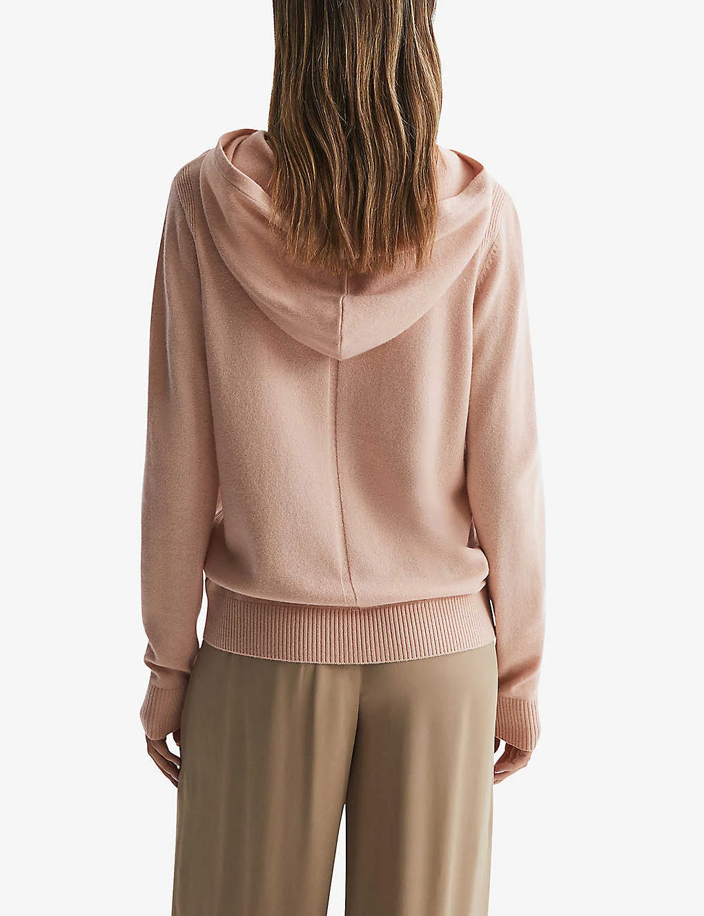 Reiss Agnes Relaxed-fit Wool-blend Hoody - Image 4