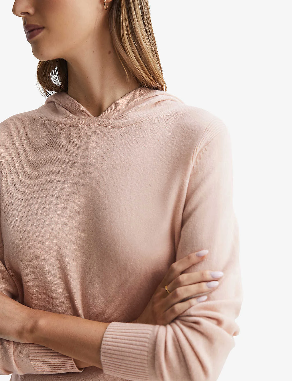 Reiss Agnes Relaxed-fit Wool-blend Hoody - Image 5