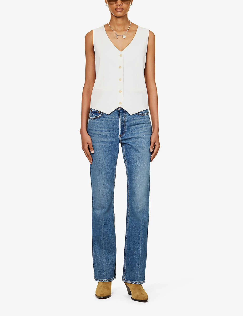 Rag & Bone Peyton Belt-loop Mid-rise Flared-leg Stretch-denim Jeans - Image 2