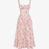 Tatiana Floral-print Cotton-blend Midi Dress