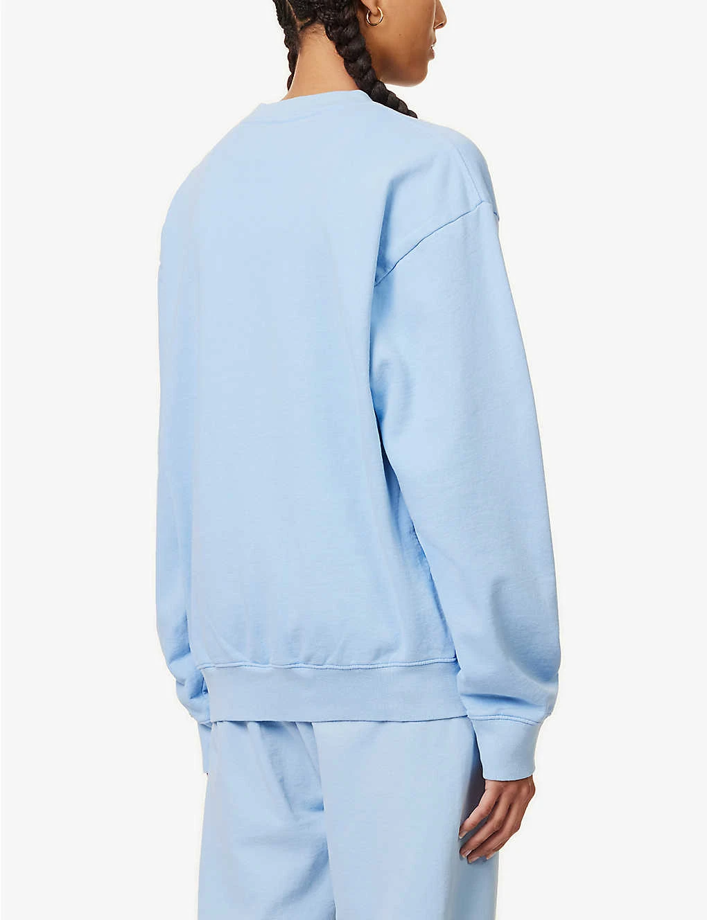 Sporty & Rich X Prince Brand-print Cotton-jersey Sweatshirt - Image 4