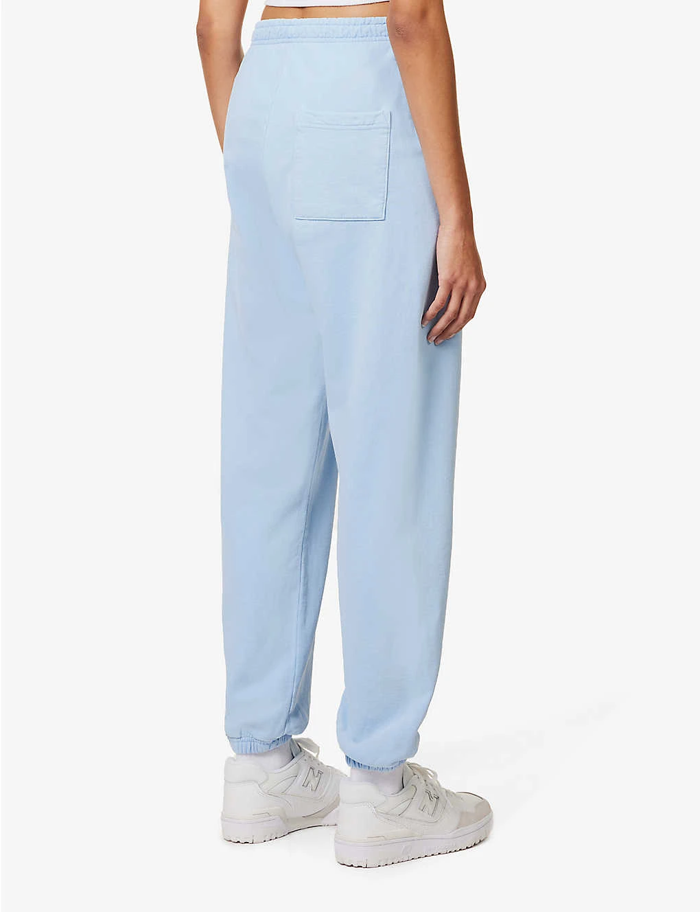 Sporty & Rich X Prince Logo-print Cotton-jersey Jogging Bottoms - Image 4