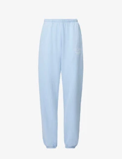 Sporty & Rich X Prince Logo-print Cotton-jersey Jogging Bottoms