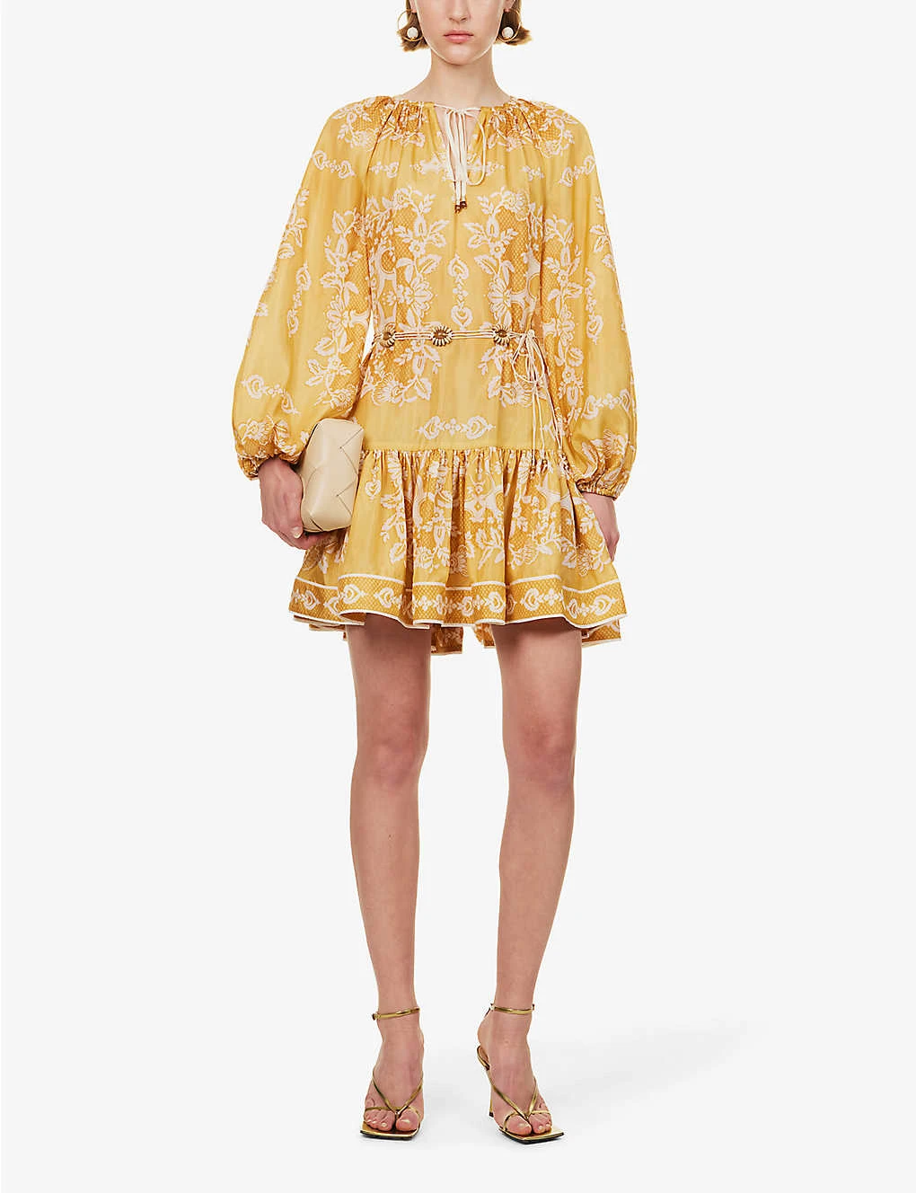 Zimmermann Raie Paisley-print Silk Mini Dress - Image 2