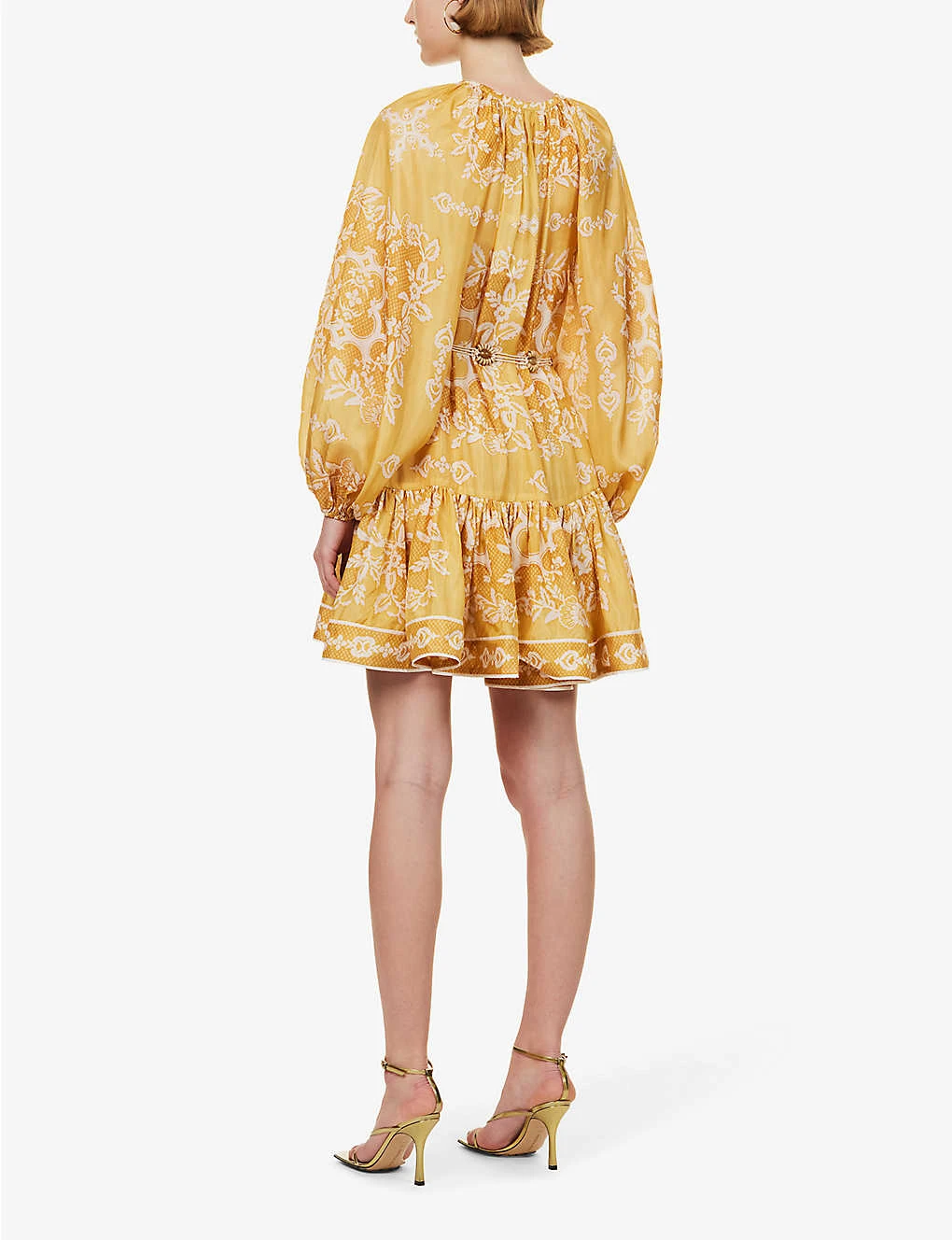 Zimmermann Raie Paisley-print Silk Mini Dress - Image 4