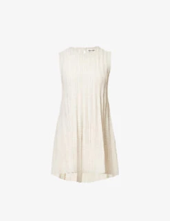 Ezra Ribbed-knit Organic Cotton Mini Dress