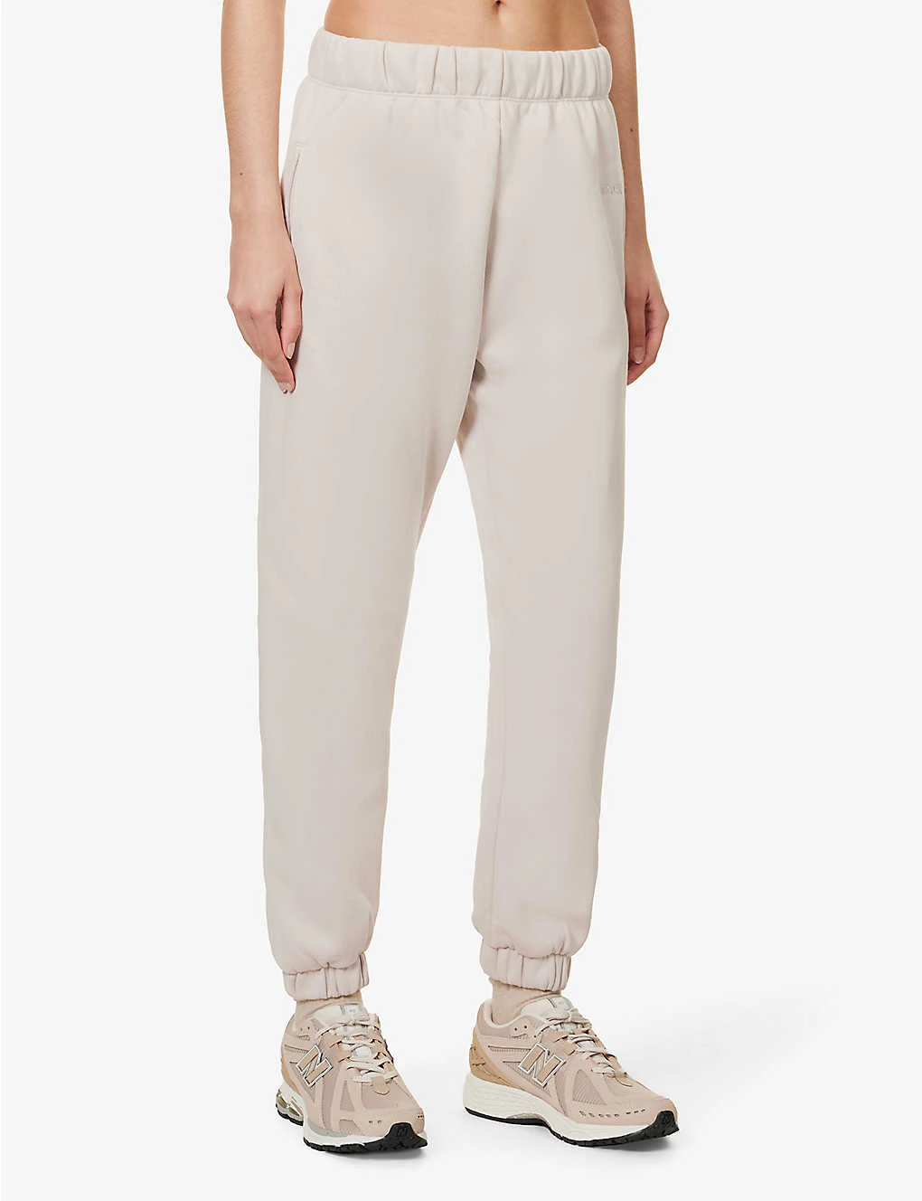 365 Brand-embroidered Tapered-leg Regular-fit Organic Cotton-blend Jogging Bottoms - Image 3