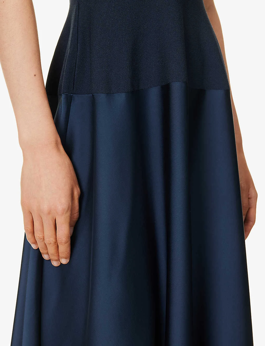 Marionne Flared-hem Knitted Midi Dress - Image 5