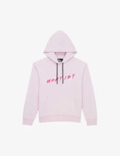 THE KOOPLES Slogan-print Relaxed-fit Cotton Hoody