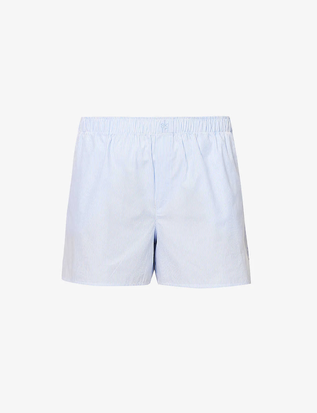 Shay Striped Cotton Shorts