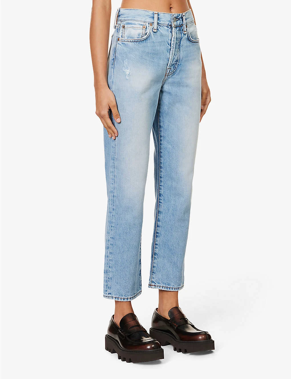 Acne Studios Mece Straight-leg High-rise Vintage-wash Jeans - Image 3