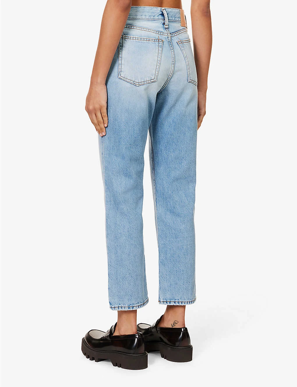 Acne Studios Mece Straight-leg High-rise Vintage-wash Jeans - Image 4