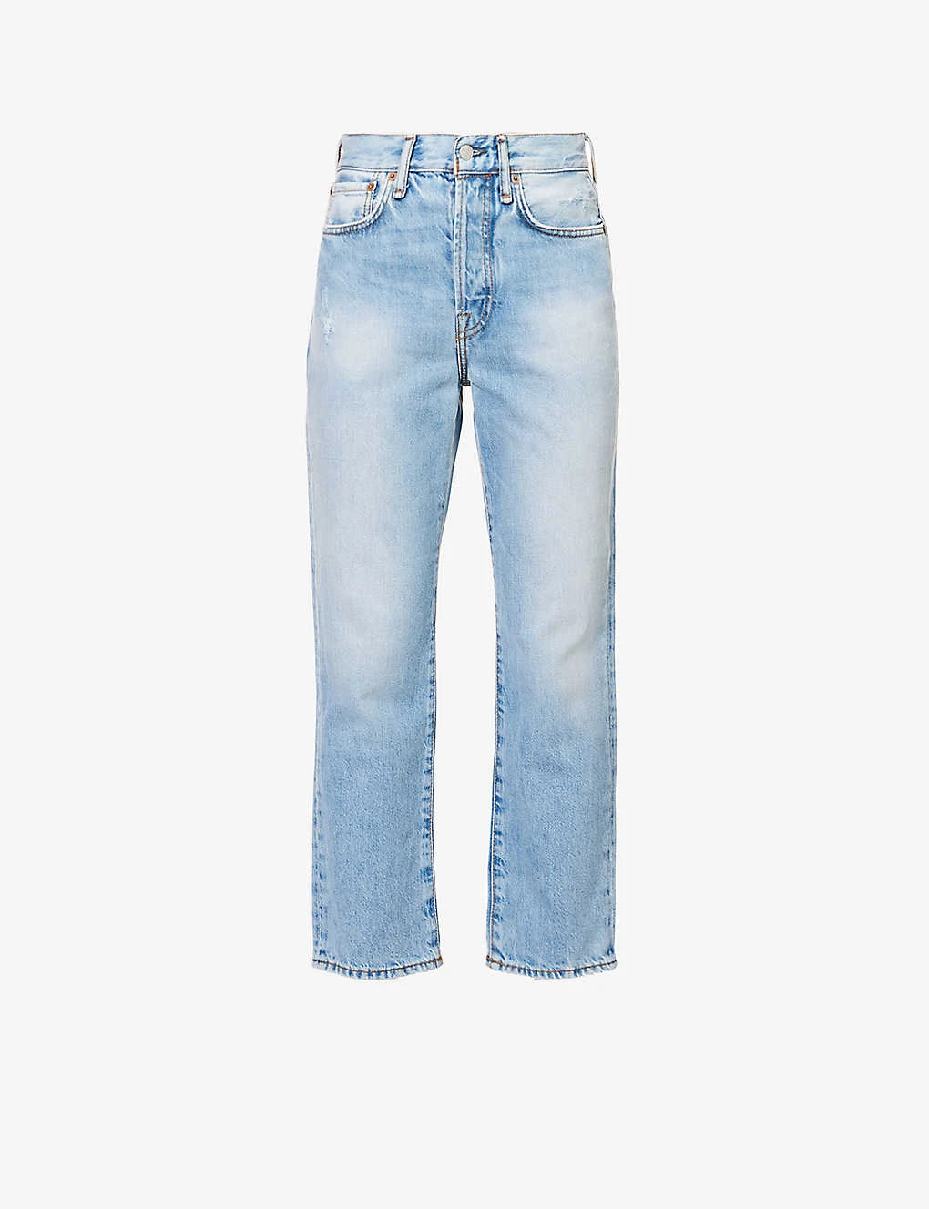 Acne Studios Mece Straight-leg High-rise Vintage-wash Jeans