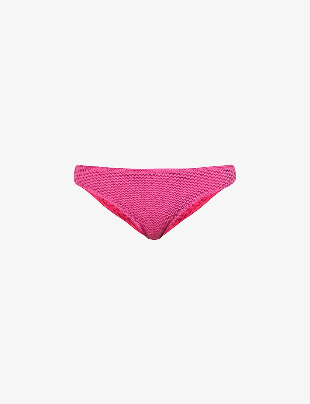Seafolly Sea Dive Crinkled Mid-rise Bikini Bottoms
