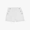Ted Baker Llaylas High-rise Embossed-buttons Twill Shorts