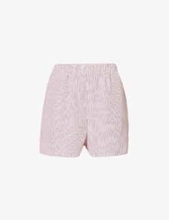 Lui Striped Woven Shorts