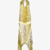 Saskia Cheetah-print Satin Midi Dress