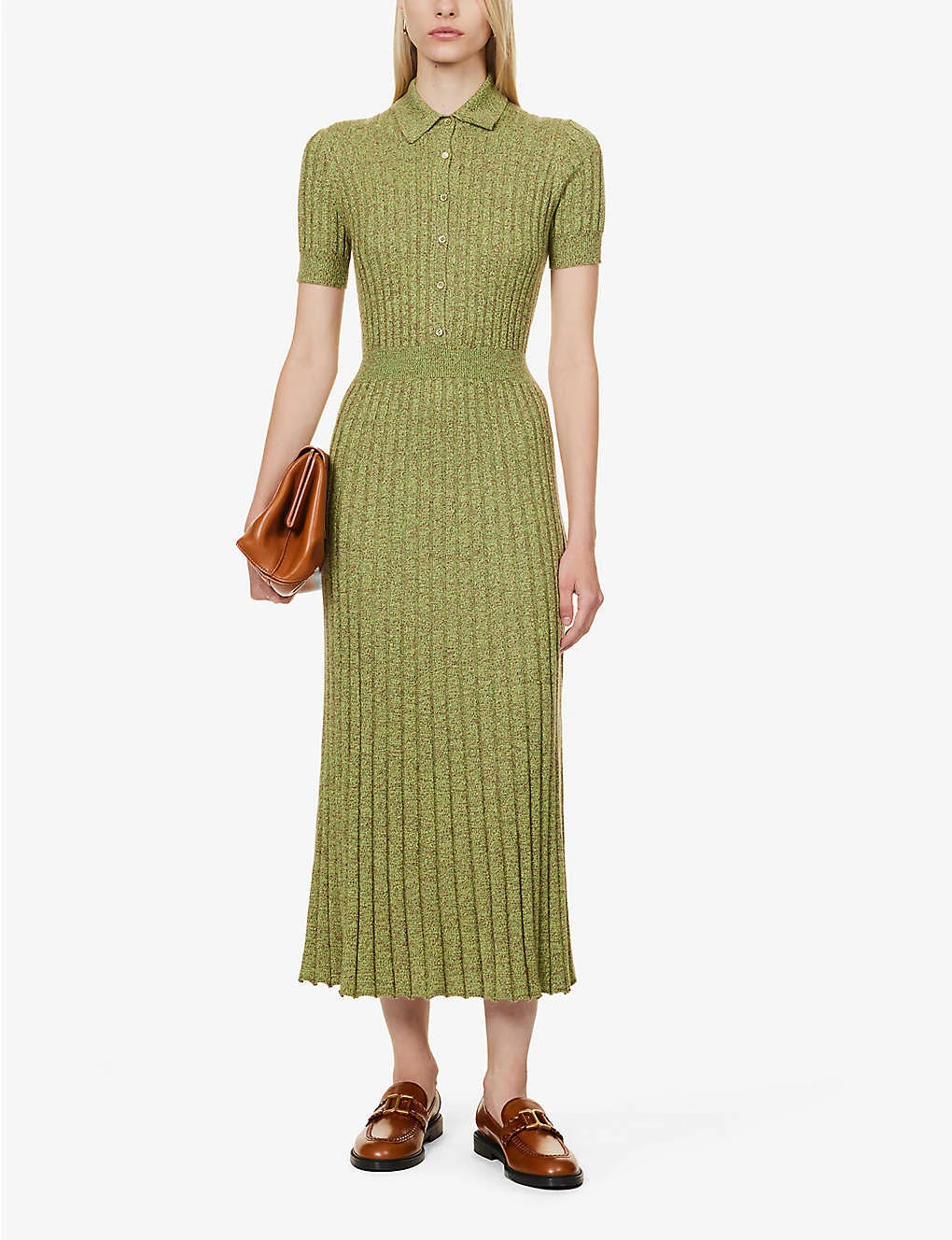Avant Knitted-texture Silk And Cashmere-blend Maxi Dress - Image 2