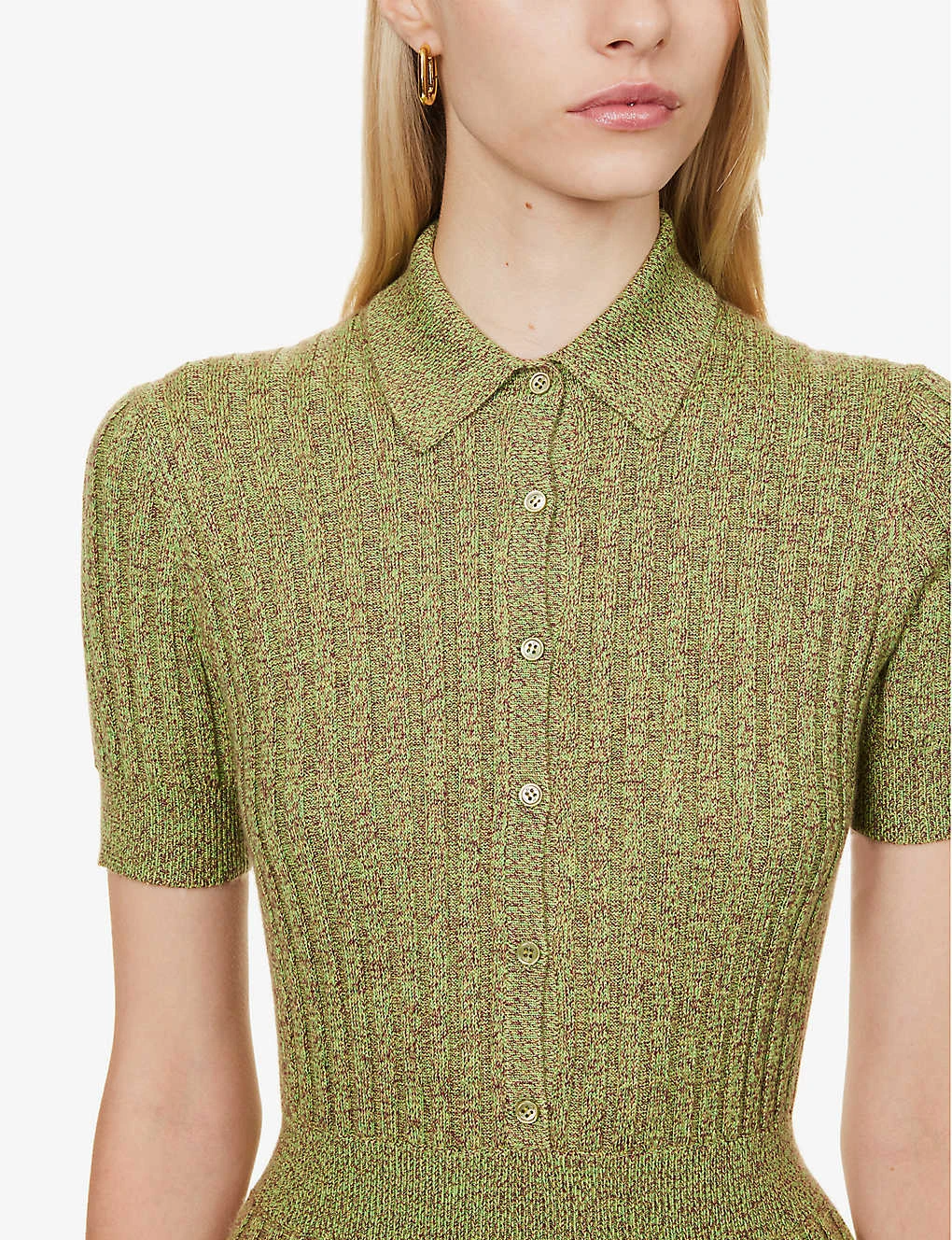 Avant Knitted-texture Silk And Cashmere-blend Maxi Dress - Image 5