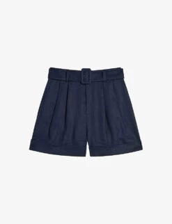 Ted Baker Reeane Belted Linen Shorts