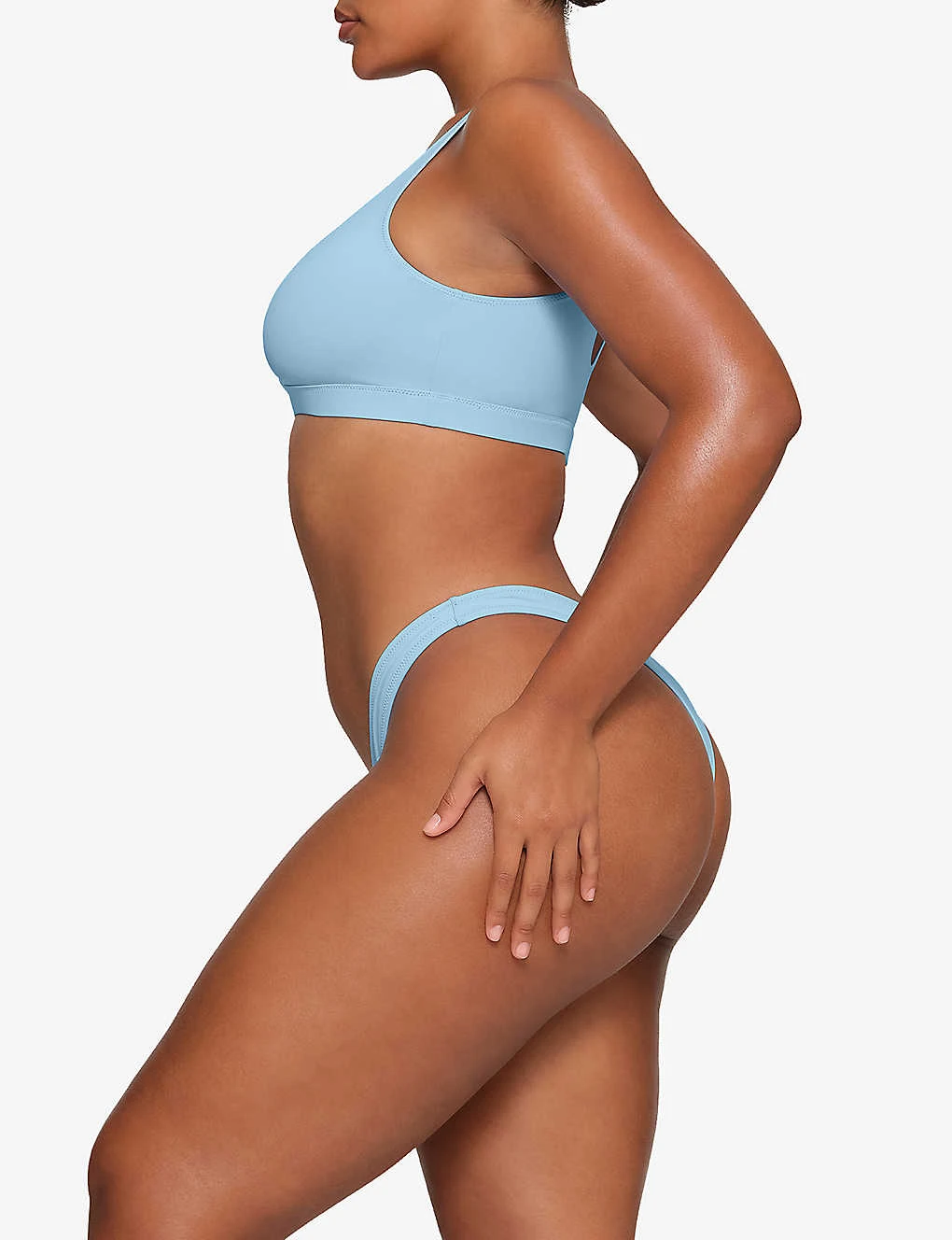 Tanga Mid-rise Recycled Stretch-nylon Bikini Bottoms - Image 3