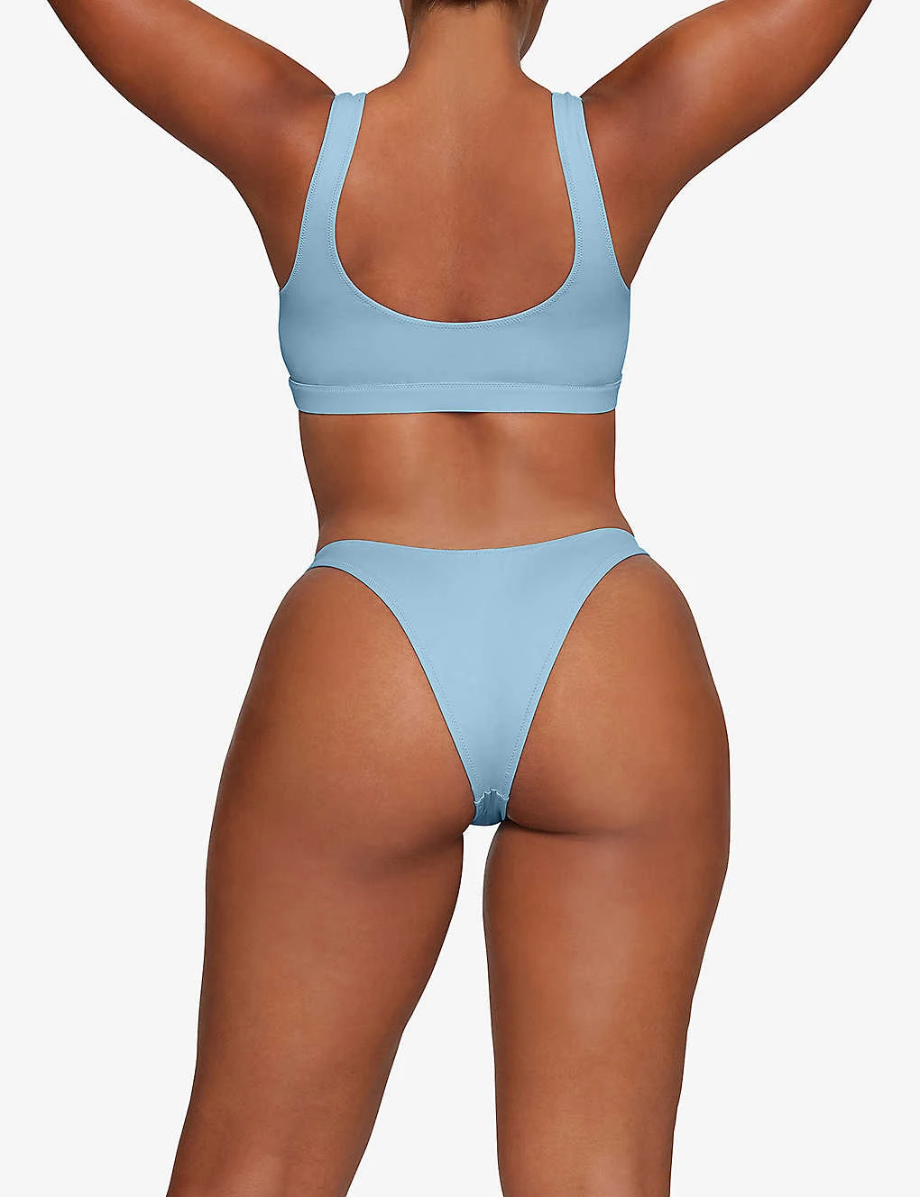 Tanga Mid-rise Recycled Stretch-nylon Bikini Bottoms - Image 4