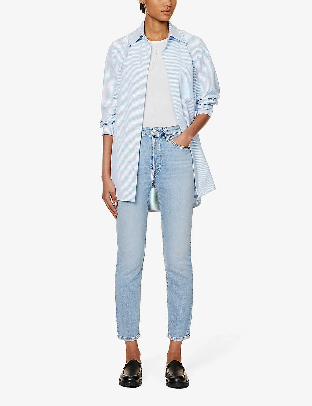 RE/DONE 90s Slim-fit High-rise Stretch-denim Jeans - Image 2