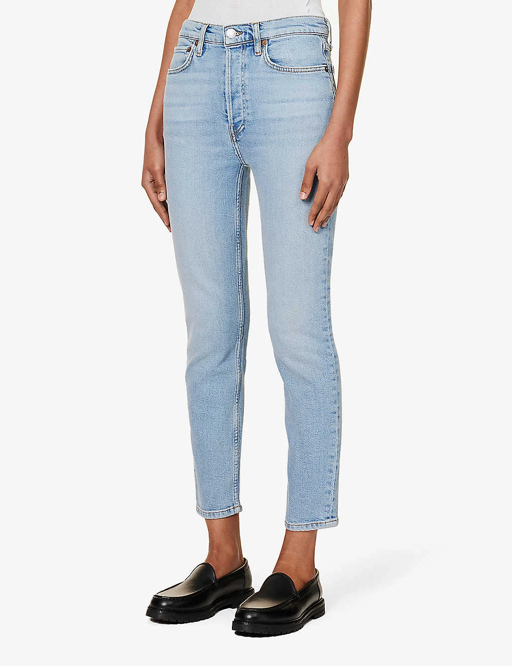 RE/DONE 90s Slim-fit High-rise Stretch-denim Jeans - Image 3