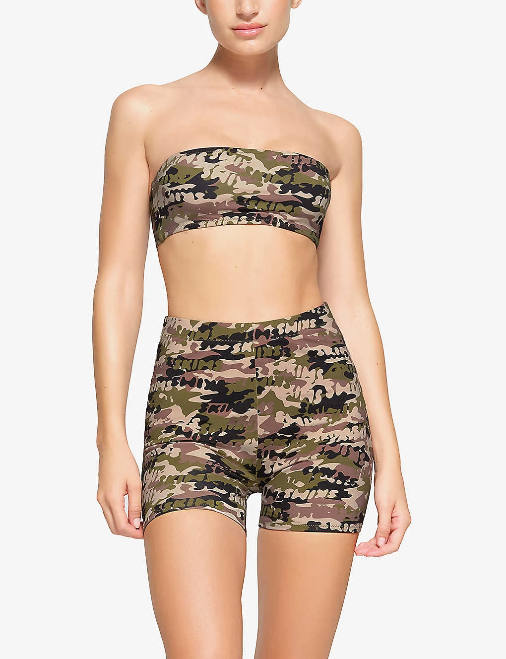 Camo-print Mid-rise Recycled Stretch-nylon Swim Shorts - Image 2