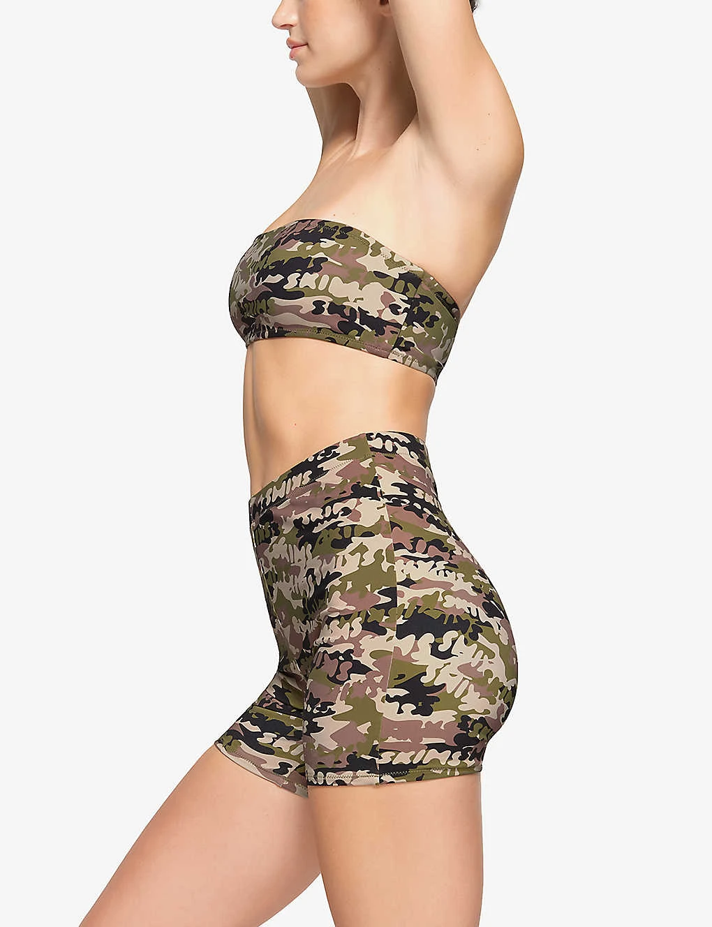 Camo-print Mid-rise Recycled Stretch-nylon Swim Shorts - Image 3