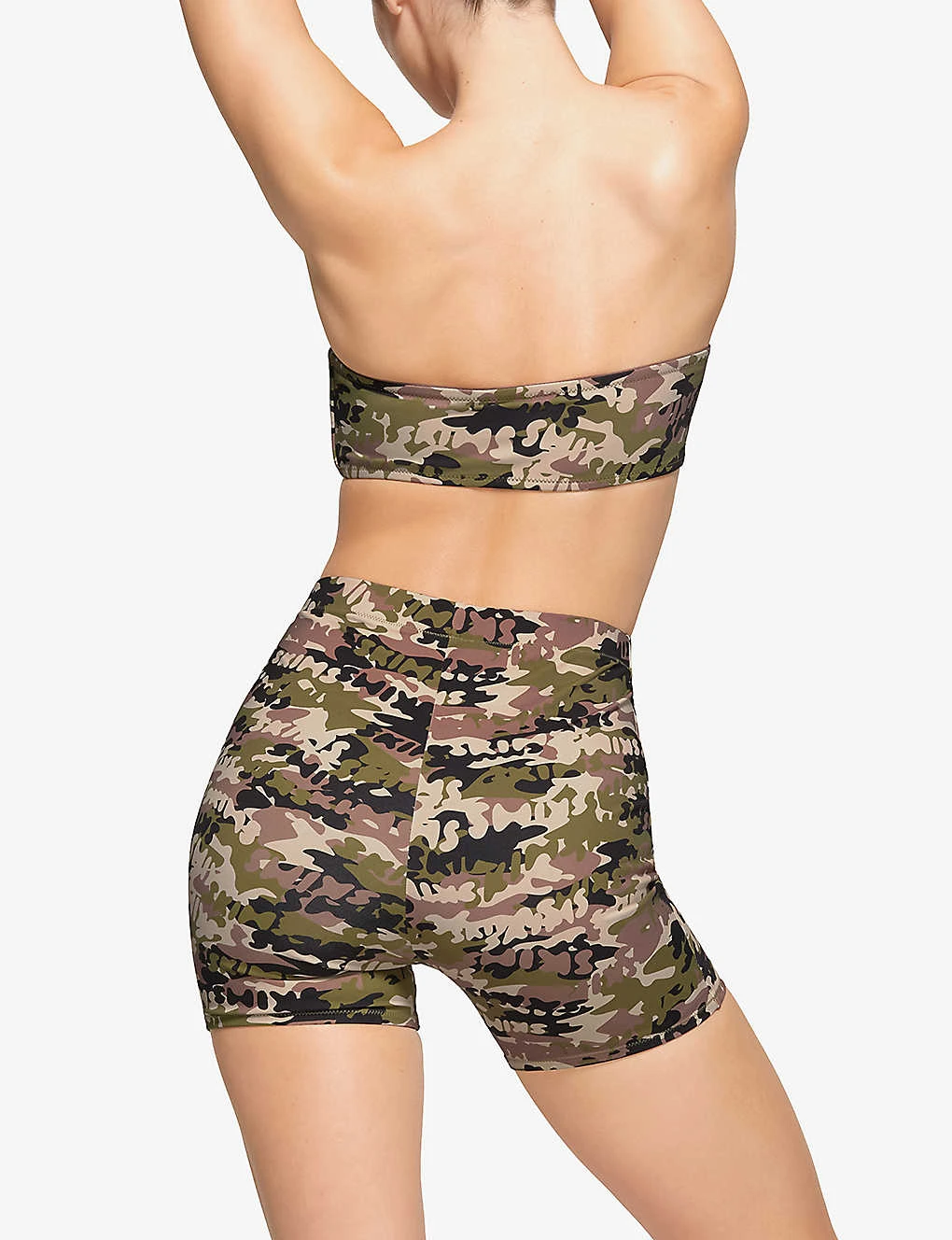 Camo-print Mid-rise Recycled Stretch-nylon Swim Shorts - Image 4