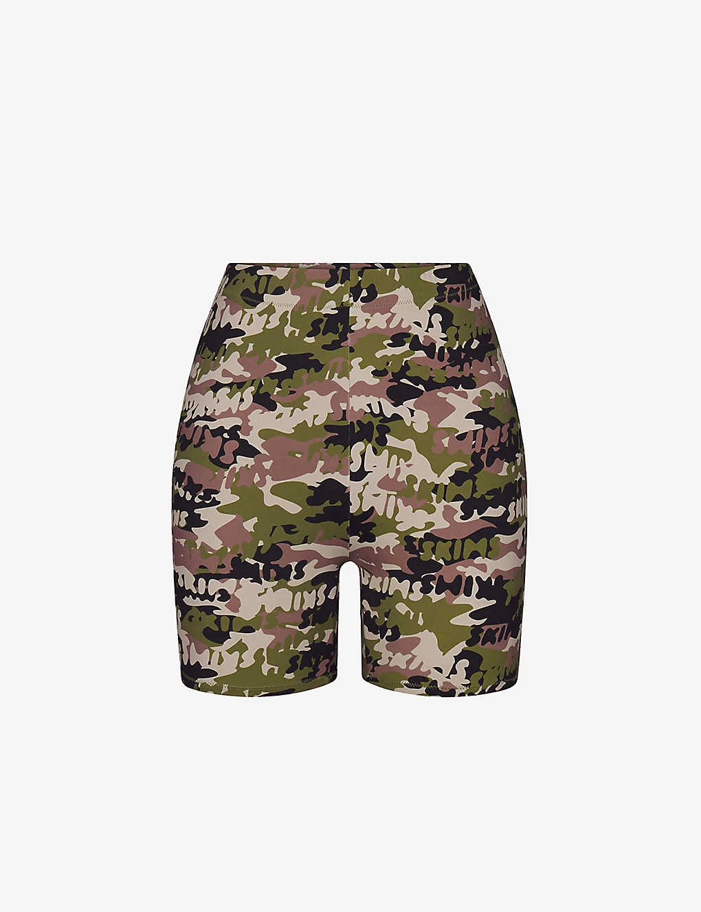 Camo-print Mid-rise Recycled Stretch-nylon Swim Shorts