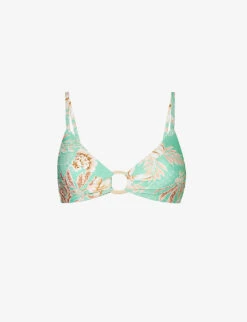 Seafolly Eden Floral-print Bikini Top