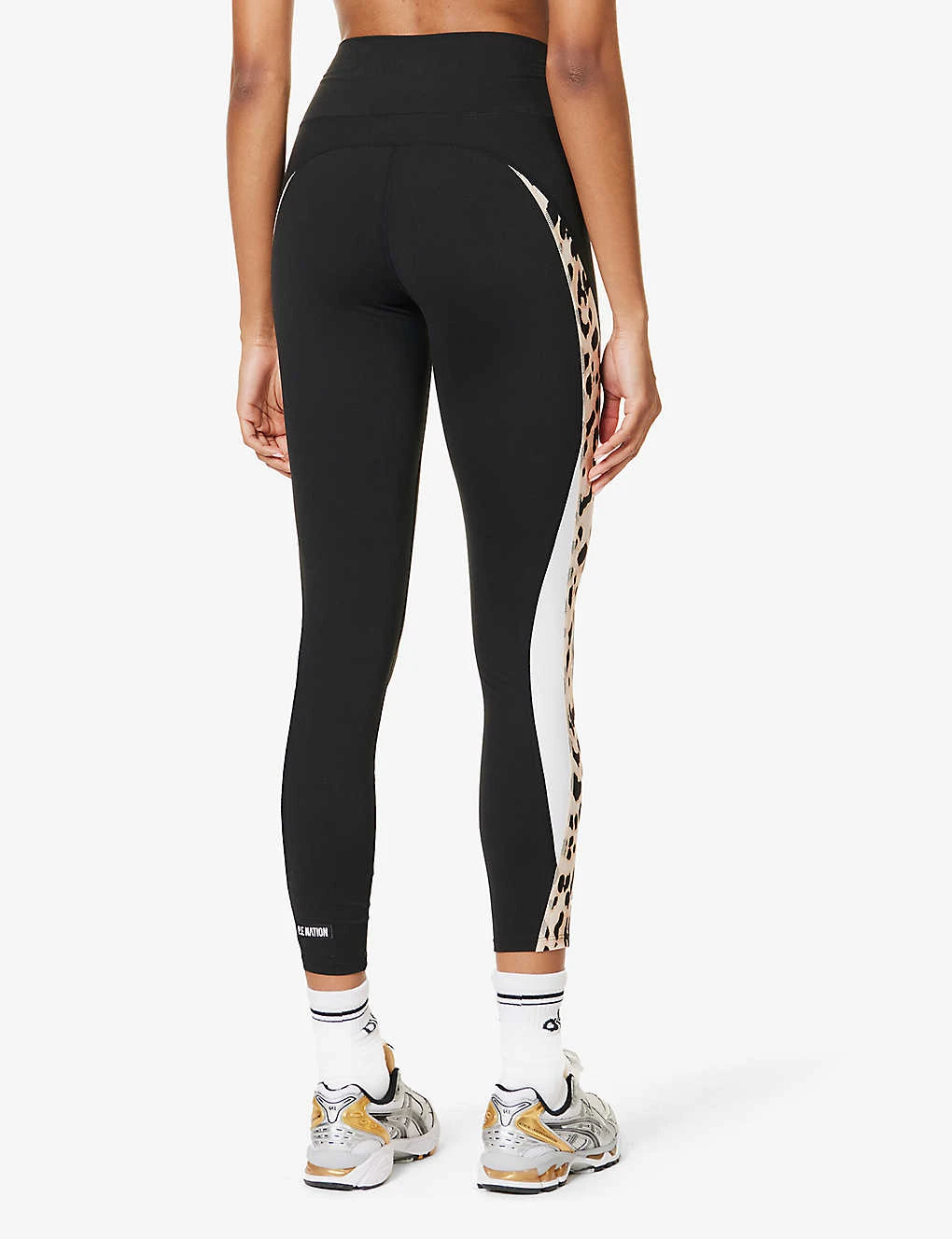 P.E NATION Pursuit Slim-fit High-rise Stretch-recycled-polyester Leggings - Image 4