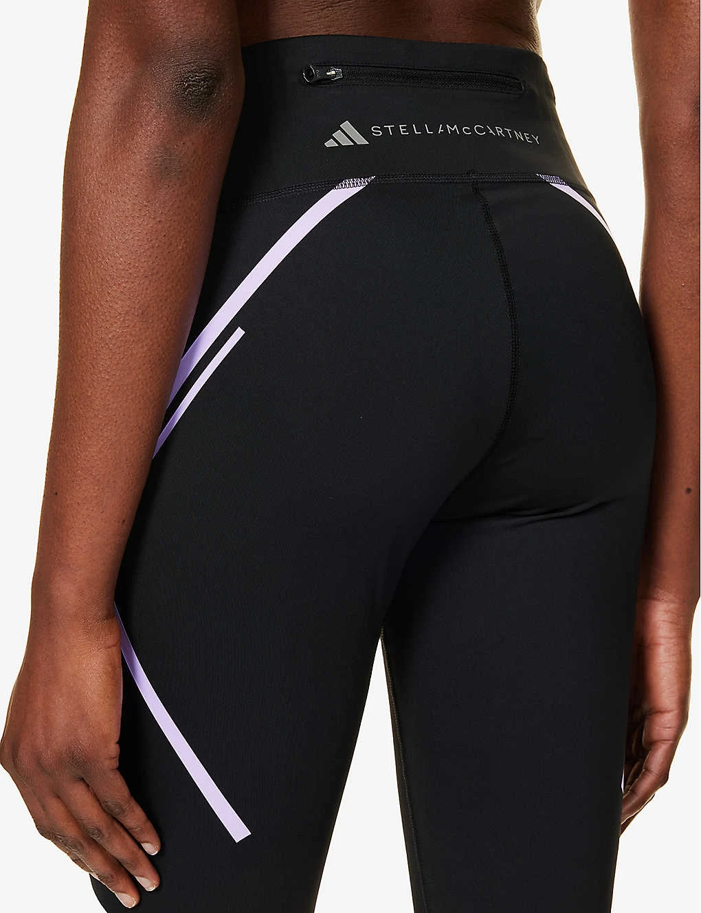 Adidas By Stella Mccartney TruePace High-rise Stretch-recycled Polyester Biker Shorts - Image 5