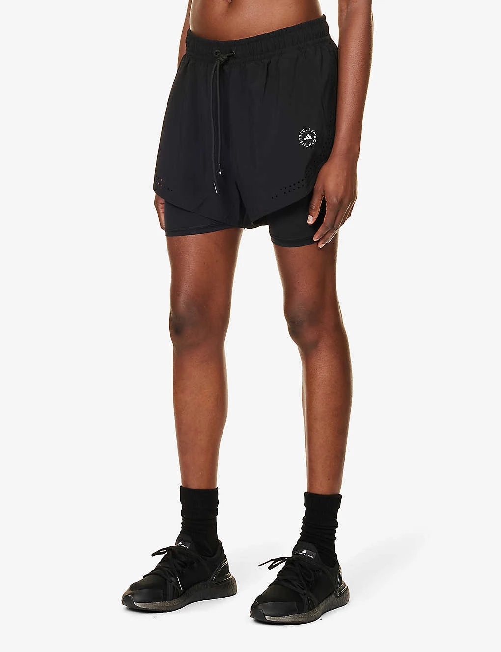 Adidas By Stella Mccartney TruePurpose 2in1 Stretch-recycled Polyester Shorts - Image 3