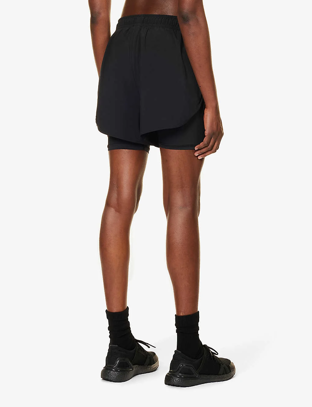 Adidas By Stella Mccartney TruePurpose 2in1 Stretch-recycled Polyester Shorts - Image 4