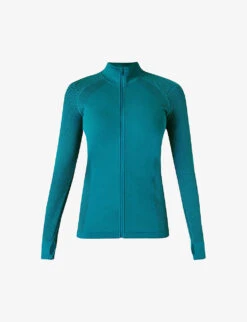 Sweaty Betty Athlete Doubleweight Zip-up Stretch-woven Jacket