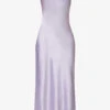 Joana Strapless Silk Midi Dress