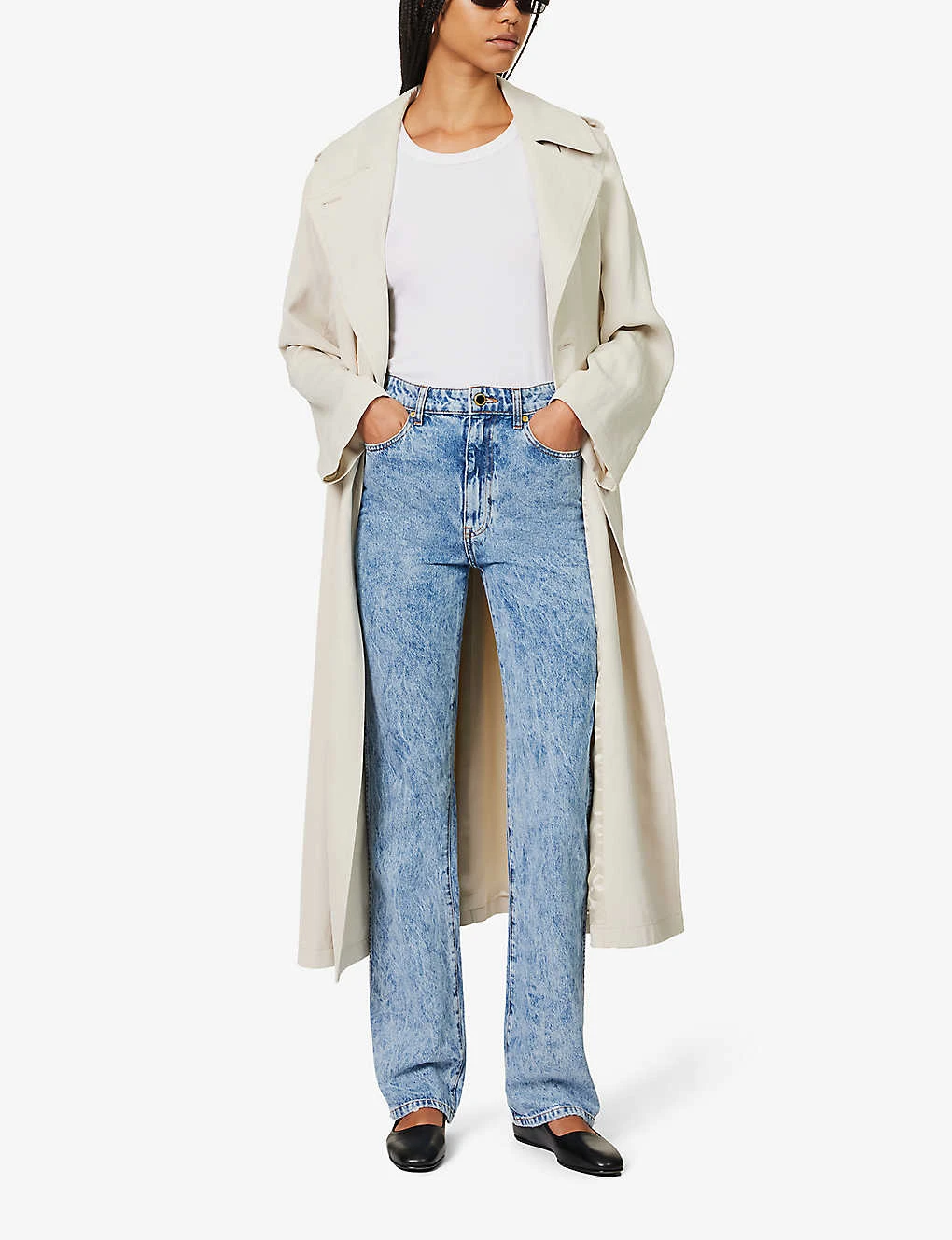 Danielle Straight-leg Mid-rise Recycled Denim Jeans - Image 2