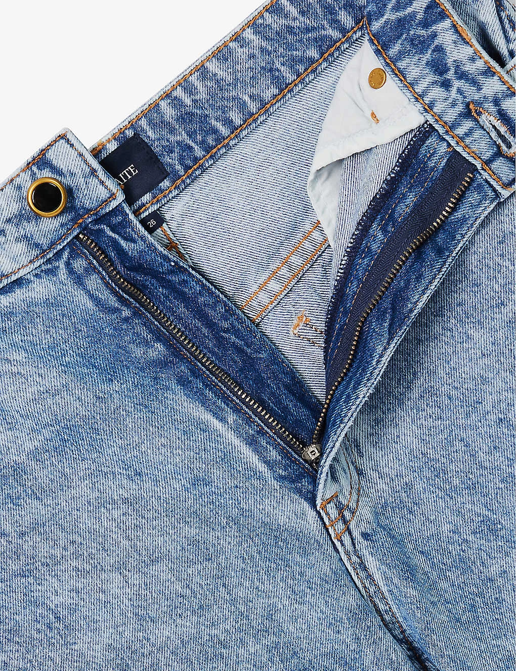 Danielle Straight-leg Mid-rise Recycled Denim Jeans - Image 7