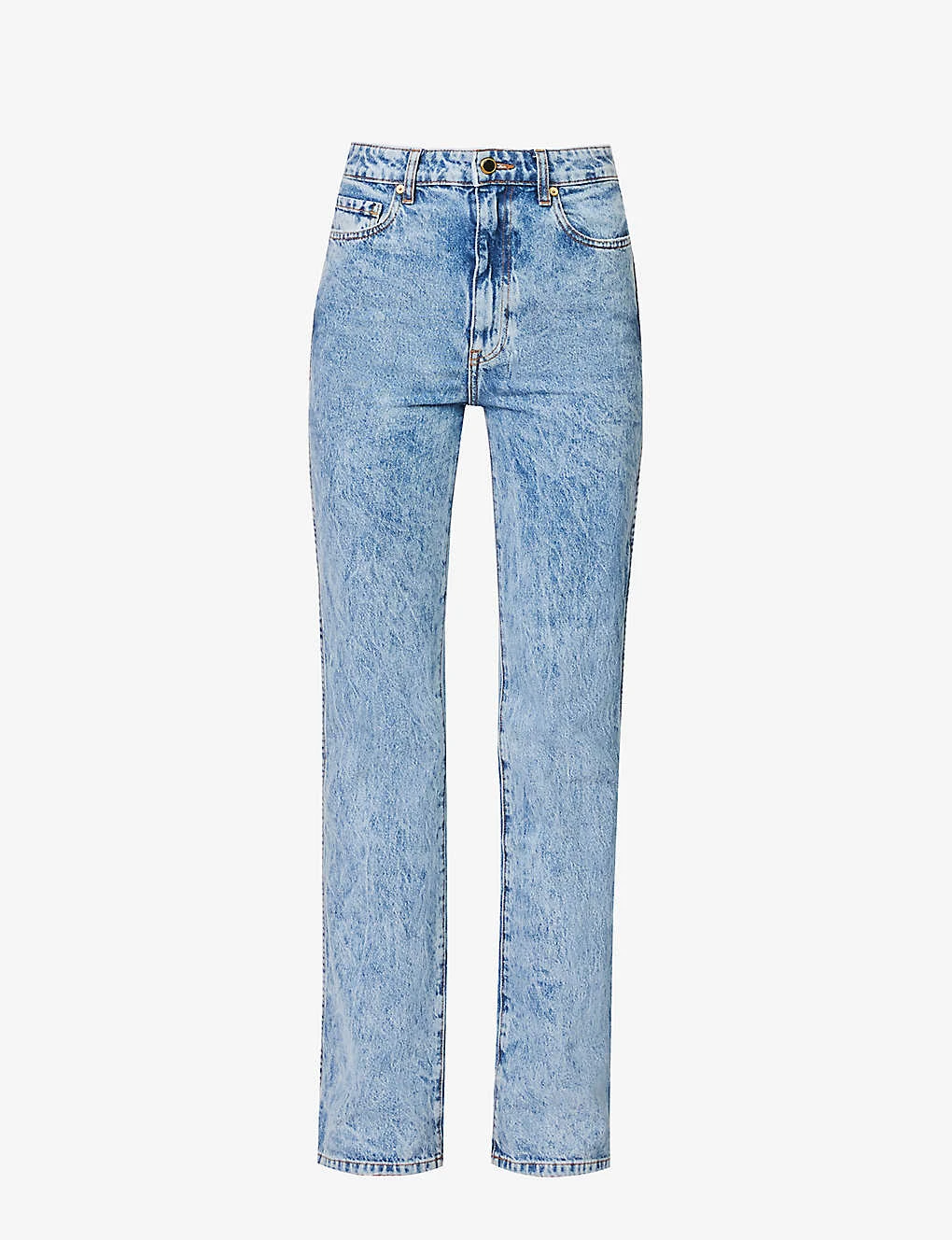 Danielle Straight-leg Mid-rise Recycled Denim Jeans