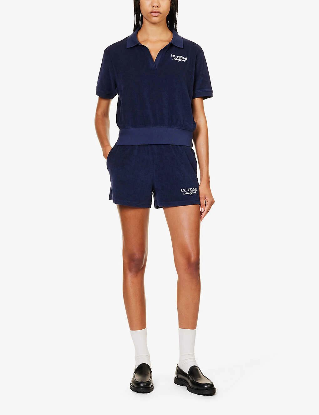 Terry Brand-embroidered Cotton-towelling Shorts - Image 2