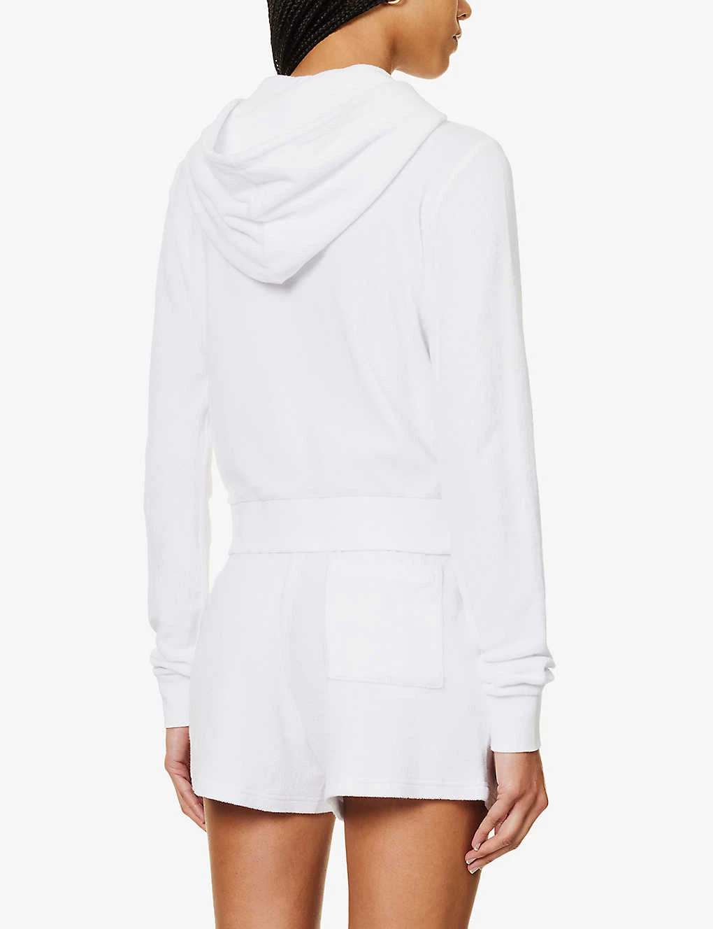 Disco Terry Zipped Cotton Hoody - Image 4