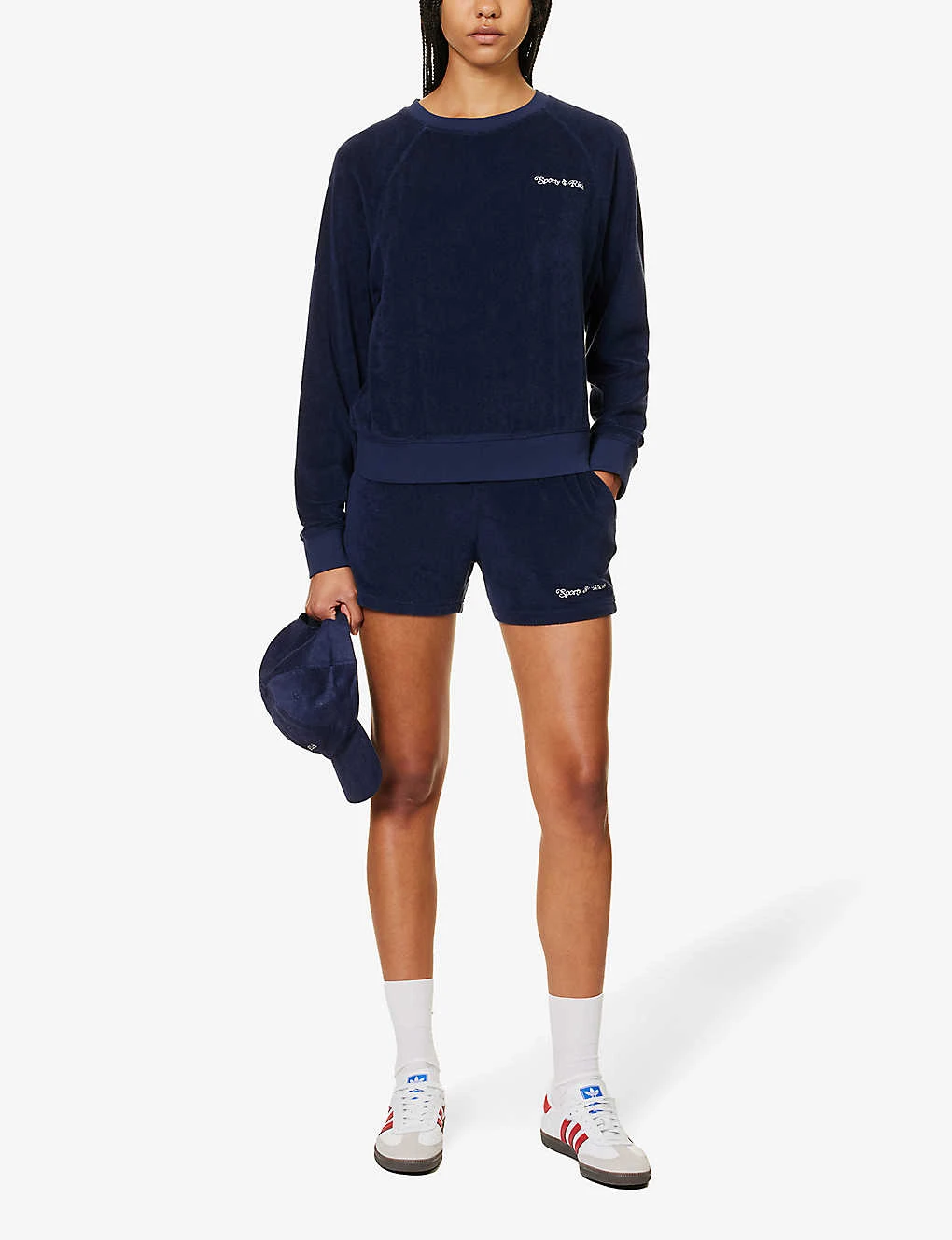 Tennis Club Brand-embroidered Cotton Shorts - Image 2