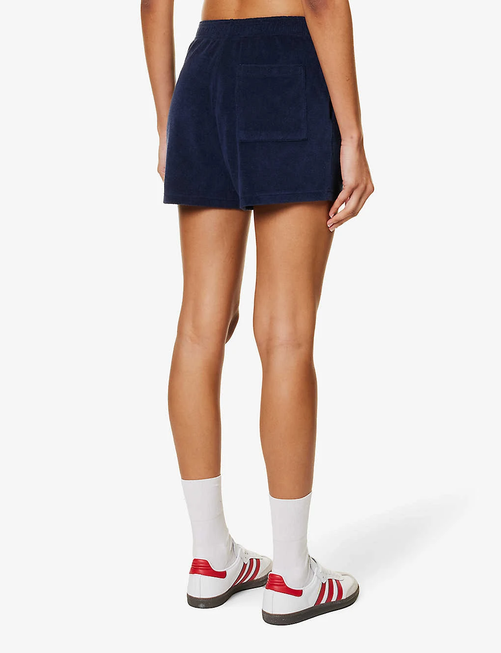 Tennis Club Brand-embroidered Cotton Shorts - Image 4