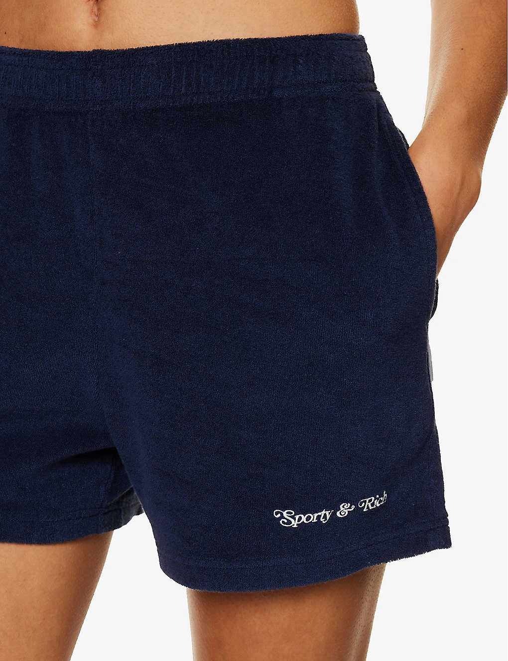 Tennis Club Brand-embroidered Cotton Shorts - Image 5